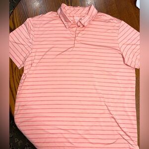 MEMBERS MARK SIZE X-LARGE MENS ACTIVE PERFORMANCE POLO PEACH COLORED